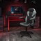 Flash Furniture Red Gaming Desk and Chair Set with Cup Holder BLN-X10RSG1030-GY-GG - alternate 1